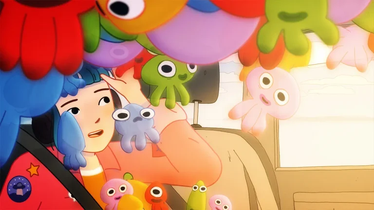I am Helena featured image. This depicts Helena and her doodles in a car.